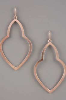 Dogeared Empress Earrings, Rose Gold - Lyst