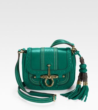  Snaffle Bit Small Flap Leather Shoulder Bag 