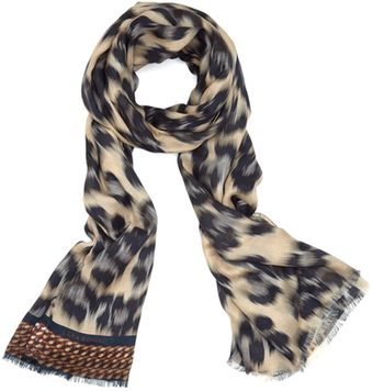  Leopard Scarf Nude 