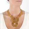 Lara Bohinc Lunar Eclipse Necklace Yellow Gold Plated Design Classic in Yellow - Lyst