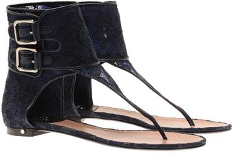  Rize Buckled Lace Sandals 