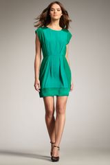 Rebecca Taylor Jacquard-panel Dress