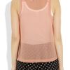 See By Chloé Ruffled Silk Top in Pink (blush) - Lyst