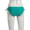 Shoshanna Teal Side Tie Ruffle Trim Bikini Bottom in Green (teal) - Lyst