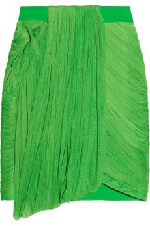 Willow Draped Silk-tulle Skirt - Lyst