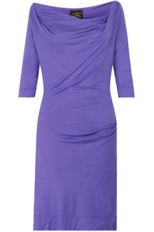 Vivienne Westwood Anglomania Purple Donna Draped Dress - Lyst
