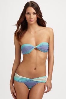Clube Bossa Striped Two-Piece Bandeau Bikini - Lyst
