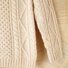 Free People Vintage Hand Knit Aran Sweater in Beige (white) - Lyst