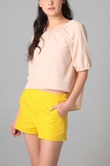 Girl. By Band Of Outsiders Silky Baseball Top - Lyst