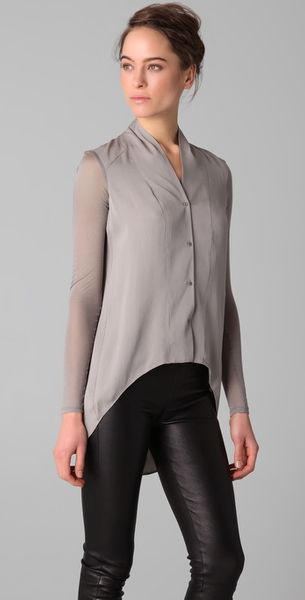 Helmut Lang Long Sleeve Top - Lyst