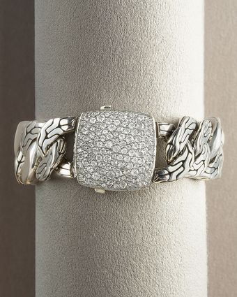 John Hardy Batu Classic White Topaz Link Bracelet - Lyst