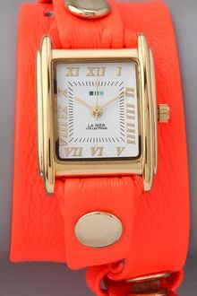La Mer Collections Neon Simple Wrap Watch - Lyst