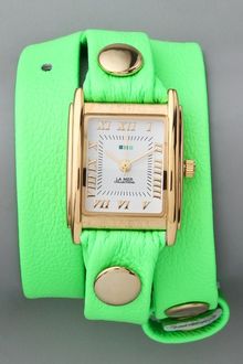 La Mer Collections Neon Simple Wrap Watch - Lyst