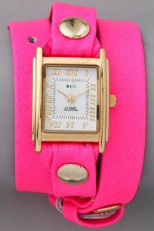 La Mer Collections Neon Simple Wrap Watch - Lyst