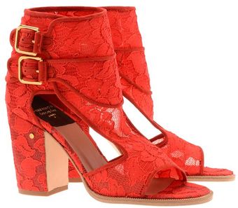  Rush Buckled Lace Heels 