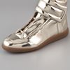 Maison Martin Margiela Metallic Flat Sneakers in Gold - Lyst