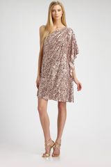 Badgley Mischka Sequined Caftan Dress
