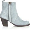 Acne Pistol Suede Ankle Boots in Blue - Lyst