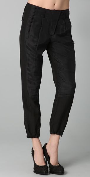 Alexander Wang Utility Track Pants in Black - Lyst