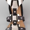 Boutique 9 Porsha Metal T Strap Sandals in Black - Lyst