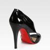 Christian Louboutin Creve Couer Patent Leather Sandals in Black - Lyst