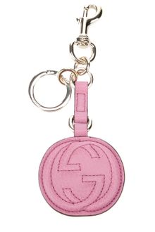 Gucci Leather Key Ring - Lyst
