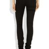 Helmut Lang Midrise Leatherpaneled Skinny Jeans in Black - Lyst