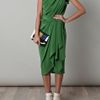 Lanvin Satin Patchwork Clutch Bag in Blue (olive) - Lyst