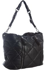 Moncler Quilted Leather Shoulder Bag