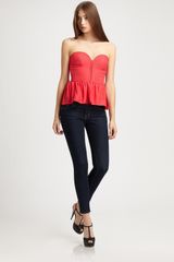 Parker Strapless Silk Top 