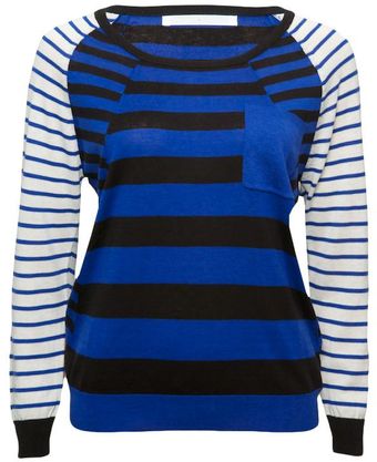 Thakoon Striped Knit Pullover - Lyst