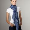 Thakoon Zigzagprint Scarf in Blue (one size) - Lyst