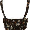 Topshop Daisy Soft Button Front Bralet in Black - Lyst