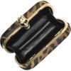 Alexander Mcqueen Skull Ocelotprint Calf Hair Box Clutch in Gold - Lyst