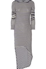 Elizabeth And James Claudia Striped Stretch-jersey Maxi Dress