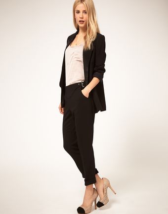  Asos Buckle Waist Skinny Trouser 