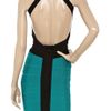 Hervé Léger Blockcolor Bandage Dress in Blue - Lyst