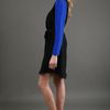 Kimberly Taylor Jean Dress in Black/cobalt in Black - Lyst