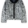 Marc By Marc Jacobs Black Tela Sequin Crop Jacket in Silver (black) - Lyst