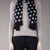 Marc By Marc Jacobs Polka Dot Scarf in Black - Lyst