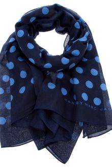 Marc By Marc Jacobs Printed Scarf - Lyst