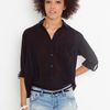 Nasty Gal Tied Up Blouse  Black in Black - Lyst