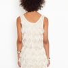Nasty Gal Eyelash Fringe Dress  in Beige (cream) - Lyst