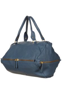 Topshop Diamond Leather Holdall Bag - Lyst
