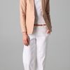 Vince Leather Blazer in Pink (blush) - Lyst