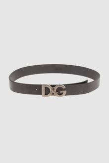 D&G Logo Leather Belt - Lyst