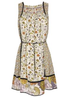 Proenza Schouler Printed Silk Georgette Smock Dress - Lyst