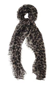 Alexander McQueen Leopard-print Scarf - Lyst