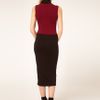 Asos Collection Asos Midi Bodycon Colour Block Polo in Black - Lyst
