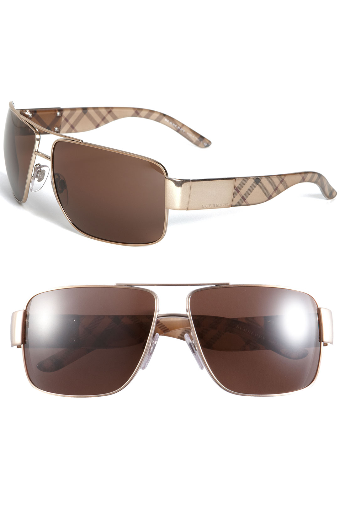 burberry men's aviator sunglasses